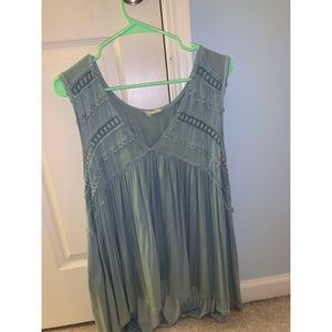 Alter’d State Blue Flowy Tank Top